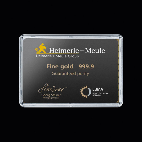 100 x 1 g Goldbarren CombiBar, Heimerle + Meule
